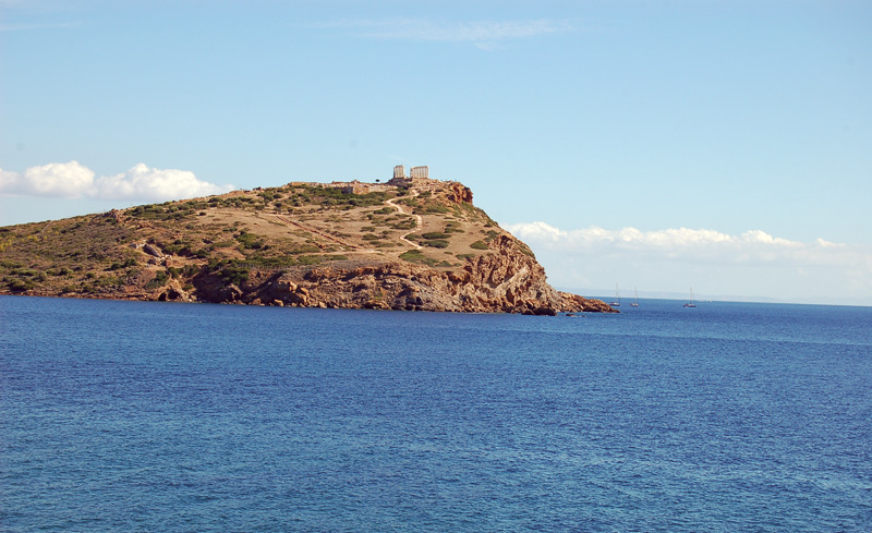 Temple of Poseidon from west