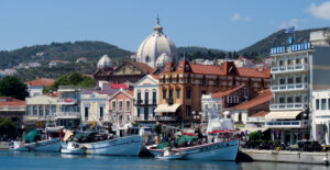 Mytilene harbour