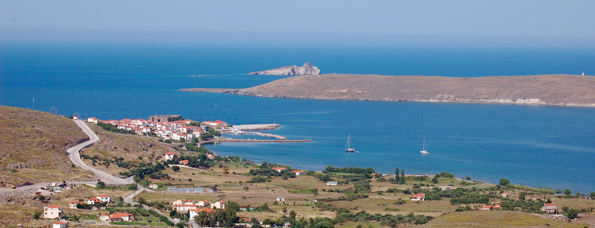 Sigri bay and harbour
